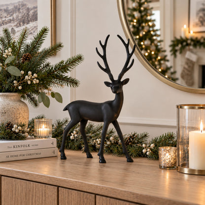 Baligian Black Stag Ornament