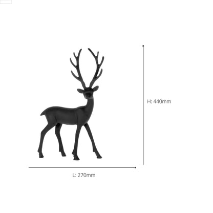 Baligian Black Stag Ornament