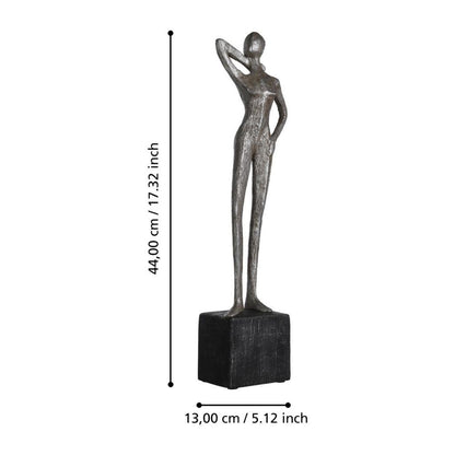 Siocon Black & Silver Ornament II