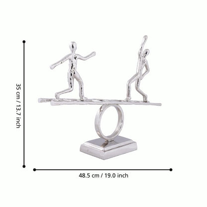 Zadiwin Silver People Ornament