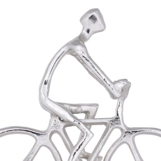 Zadiwin Silver Bike Ornament