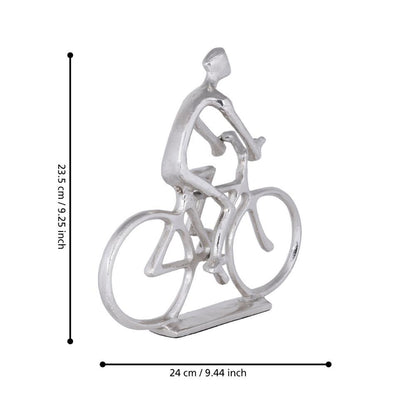Zadiwin Silver Bike Ornament