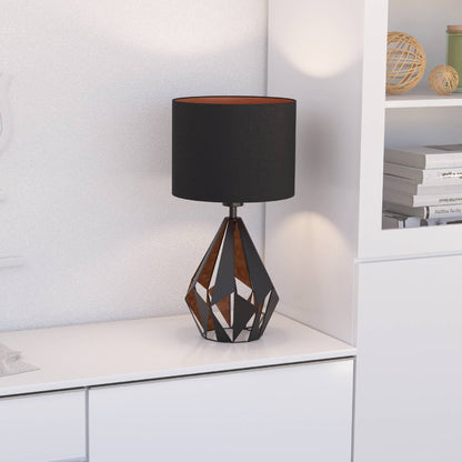 Carlton Black Table Lamp