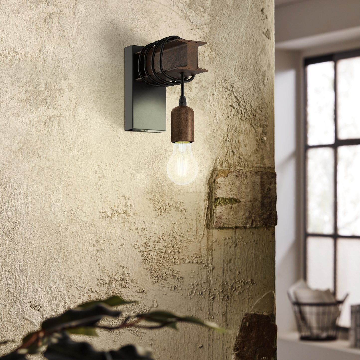 Townshend Black Wall Light