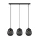 Dembleby 3 Light Black Ceiling Pendant Bar