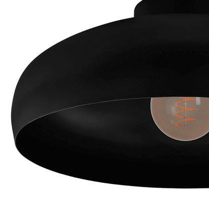 Mogano Black Flush Ceiling Light