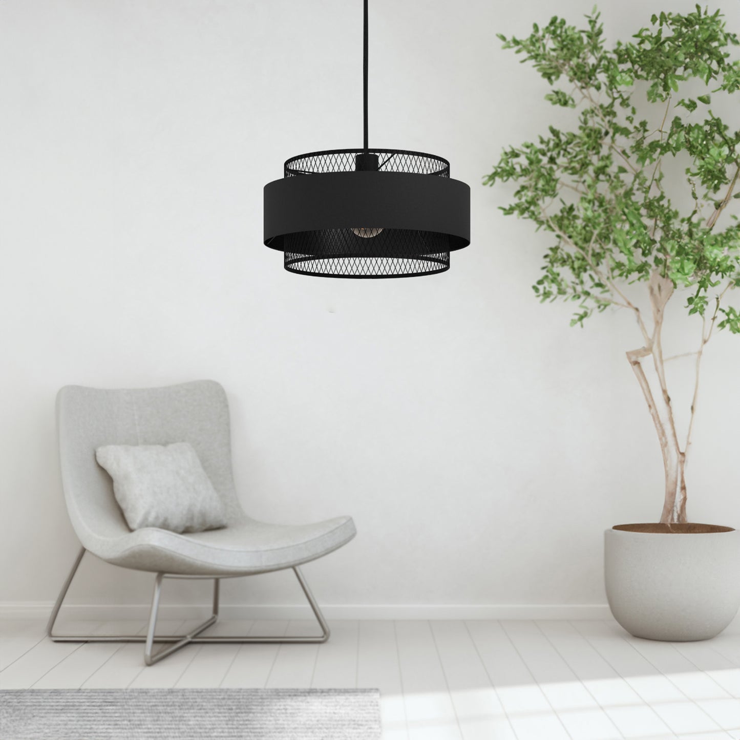 Bazely Black Ceiling Pendant