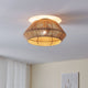 Alderney Natural Flush Ceiling Light