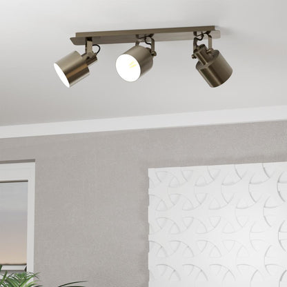 Southery 3-Light Brushed Gold Spotlight Bar