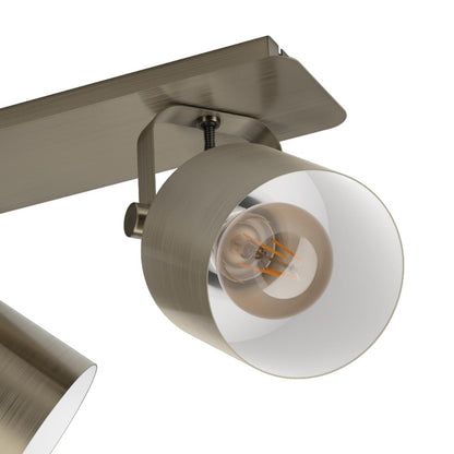 Southery 3-Light Brushed Gold Spotlight Bar