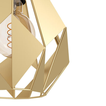 Carlton 3-Light Gold Ceiling Pendant