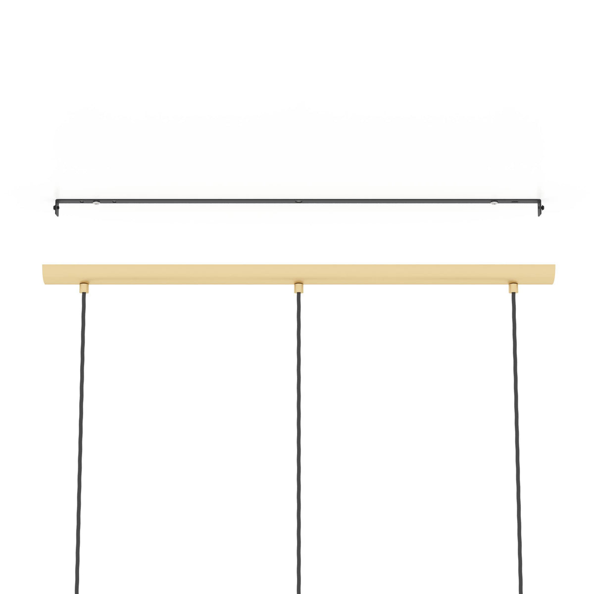Carlton 3-Light Gold Ceiling Pendant