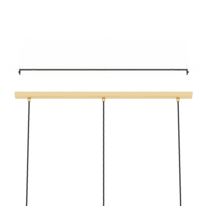 Carlton 3-Light Gold Ceiling Pendant