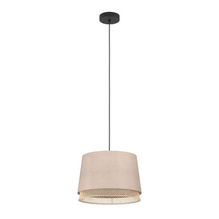 Tabley Natural Bamboo Pendant Ceiling Light
