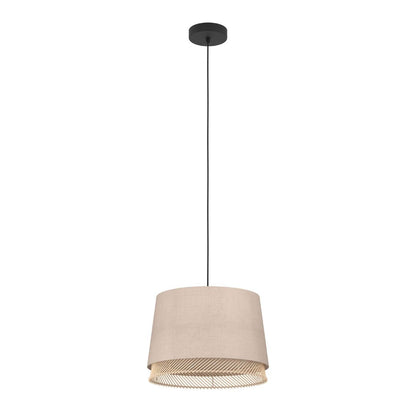 Tabley Natural Bamboo Pendant Ceiling Light