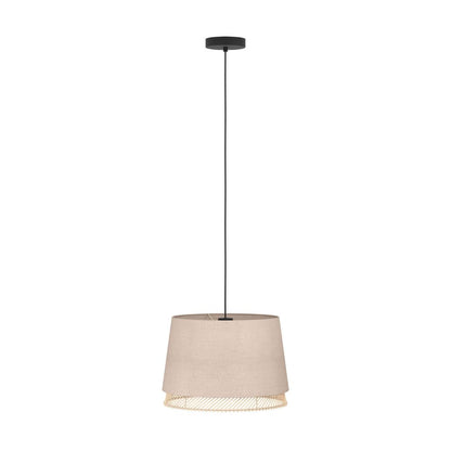 Tabley Natural Bamboo Pendant Ceiling Light