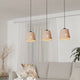 Tabley 3 Light Natural Bamboo Pendant Ceiling Bar