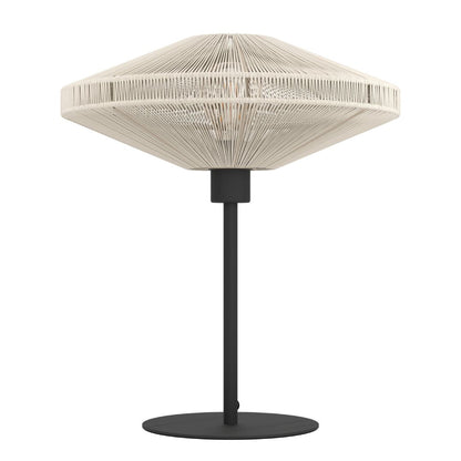 Midsumer Cream & Black Oval Table Lamp