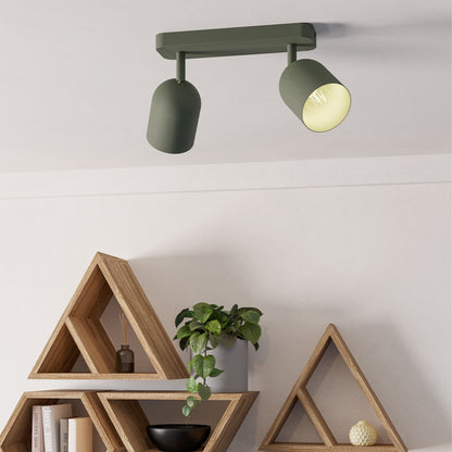 Tilston 2-Light Green Spotlight Bar