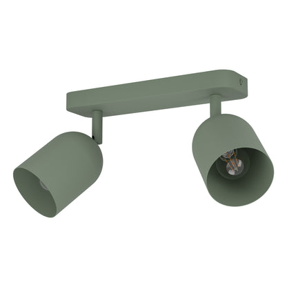 Tilston 2-Light Green Spotlight Bar