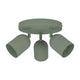 Tilston 3-Light Green Spot Plate Light