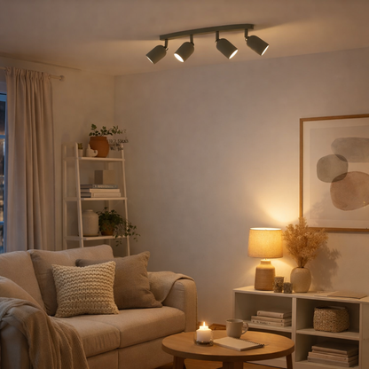 Tilston 4-Light Green Spotlight Bar