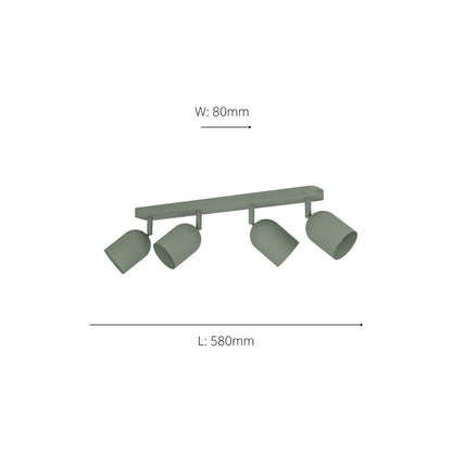 Tilston 4-Light Green Spotlight Bar