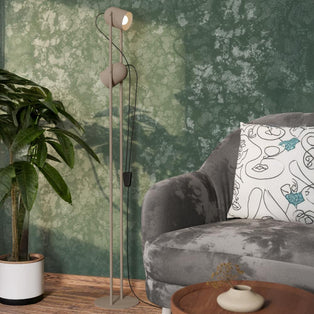 Tilston 2-Light Natural Floor Lamp