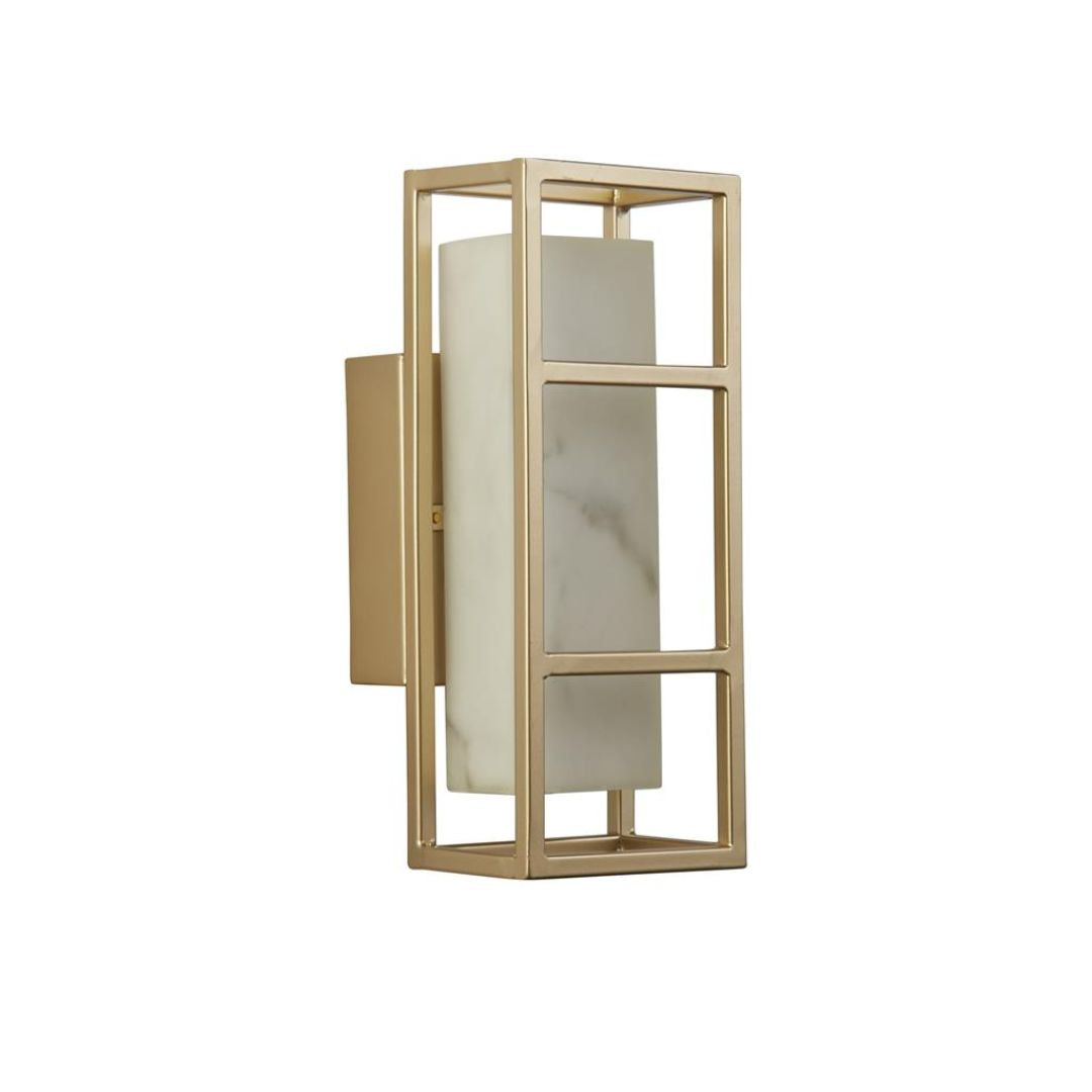 Mirage Gold & Marble Effect LED Wall Light
