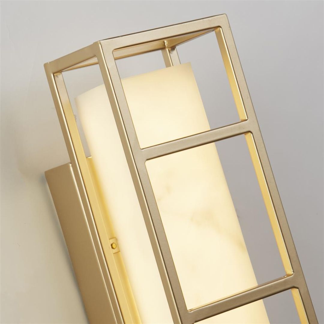 Mirage Gold & Marble Effect LED Wall Light