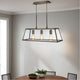 Voyager 3 Light Antique Brass Flush or Pendant Ceiling Light