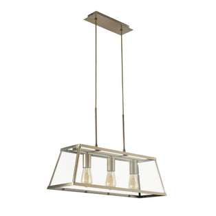 Voyager 3 Light Antique Brass Flush or Pendant Ceiling Light