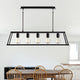 Voyager 5 Light Black Flush or Pendant Ceiling Light