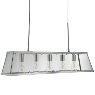 Voyager 5 Light Ceiling Bar Polished Chrome