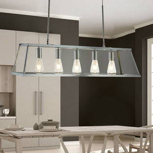 Voyager 5 Light Ceiling Bar Polished Chrome
