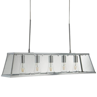 Voyager 5 Light Ceiling Bar Polished Chrome