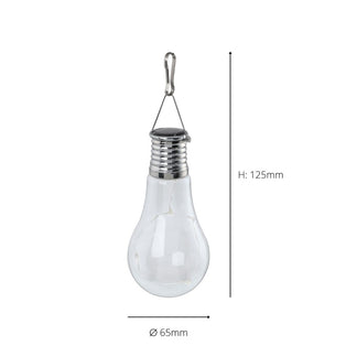 Solar Light Bulb Silver