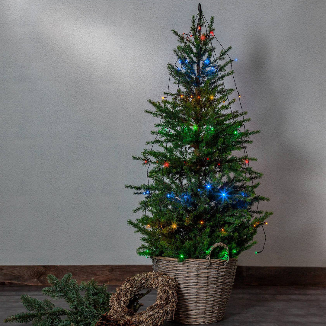 Multicoloured Outdoor Fairy Lights (64 Lights)