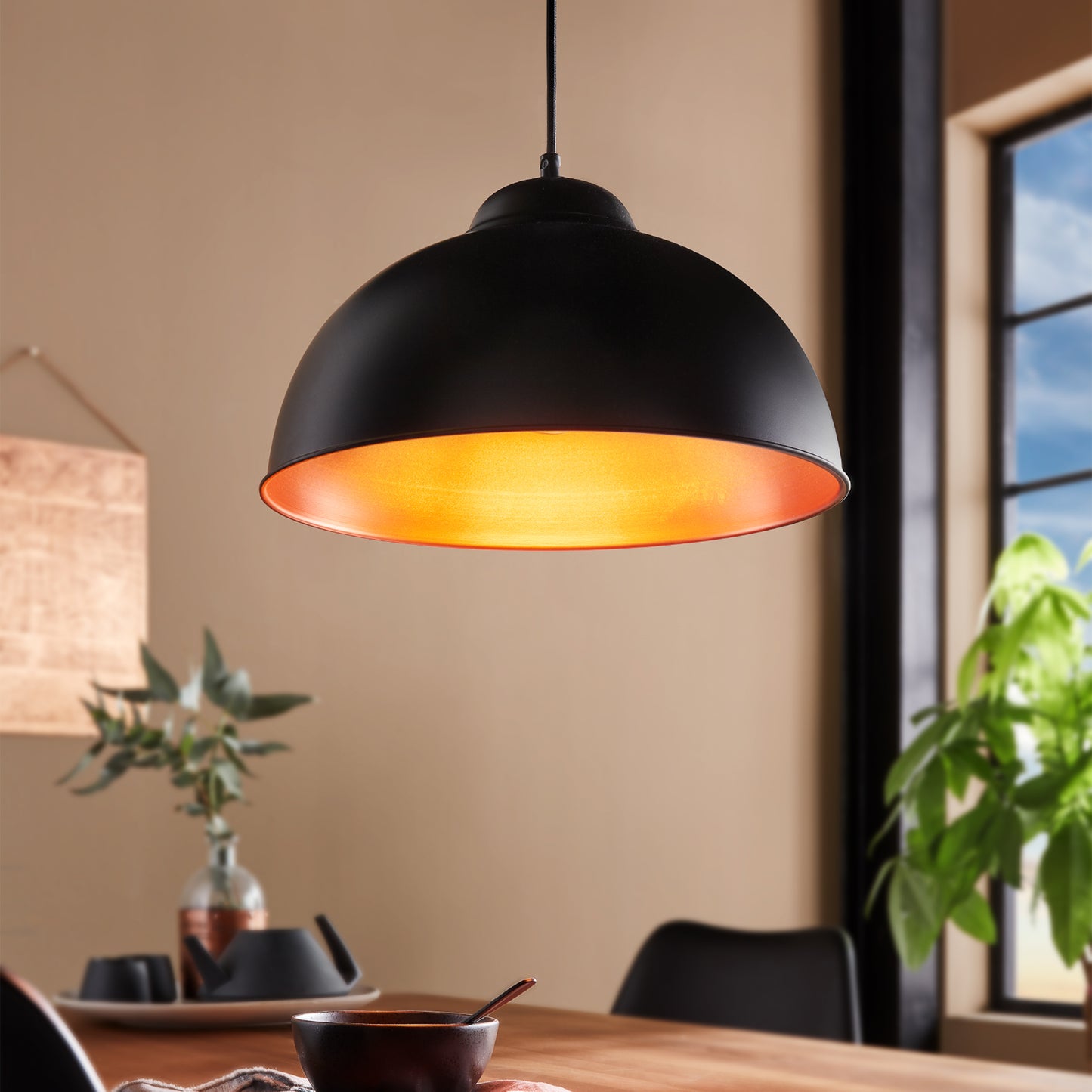 Truro Black Ceiling Pendant