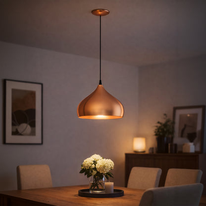 Hapton Copper Ceiling Pendant