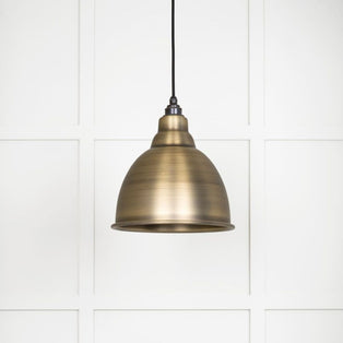 From the Anvil Aged Brass Brindley Pendant Ceiling Light