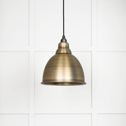 From the Anvil Aged Brass Brindley Pendant Ceiling Light
