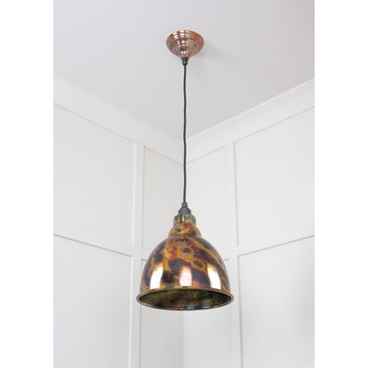 From the Anvil Burnished Brindley Pendant Ceiling Light