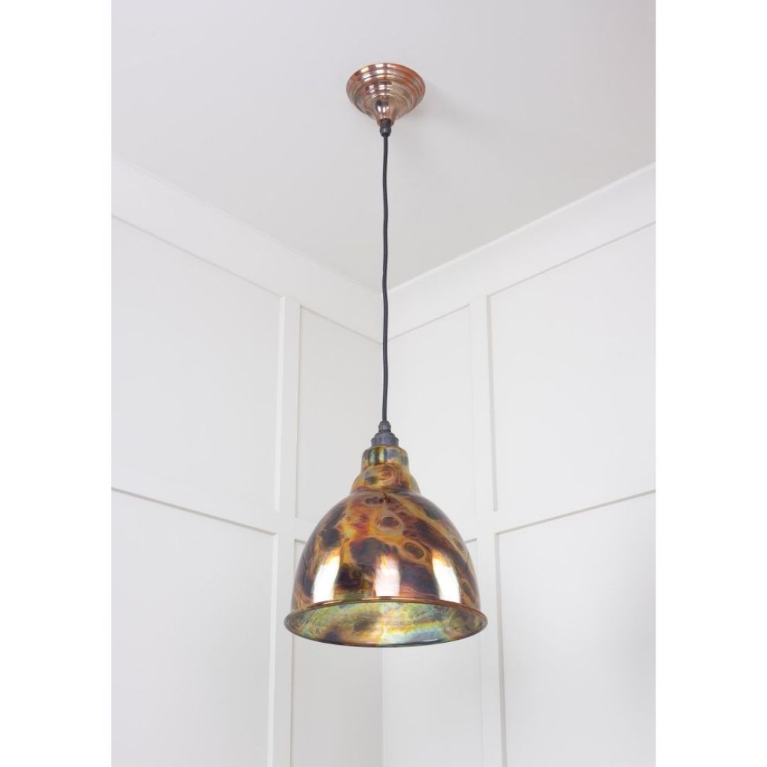 From the Anvil Burnished Brindley Pendant Ceiling Light