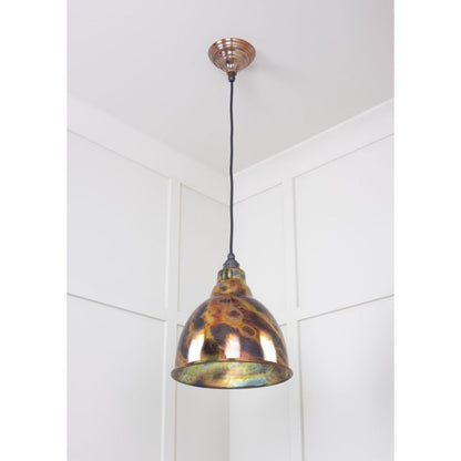 From the Anvil Burnished Brindley Pendant Ceiling Light