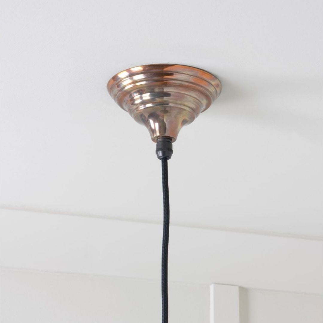 From the Anvil Burnished Brindley Pendant Ceiling Light