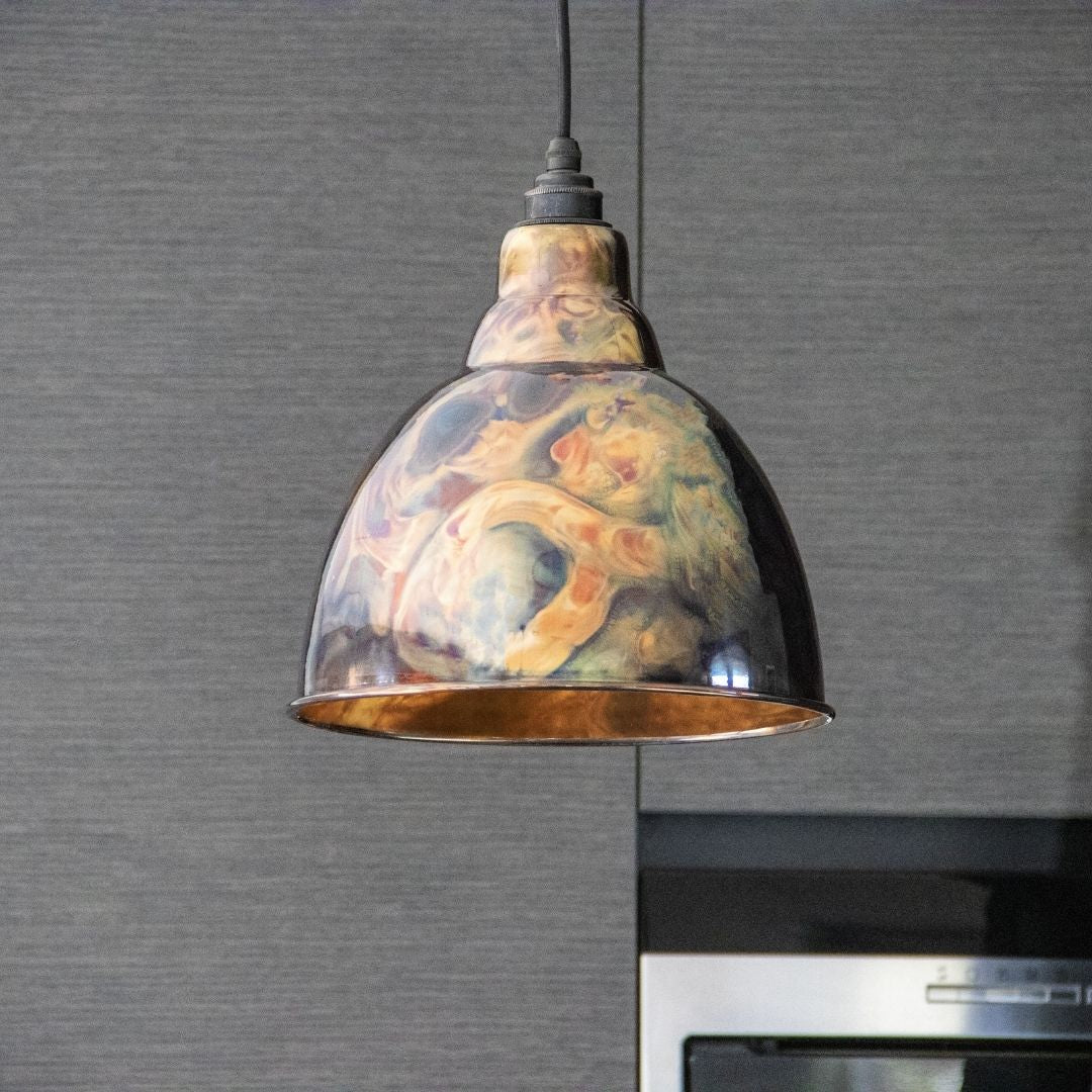 From the Anvil Burnished Brindley Pendant Ceiling Light