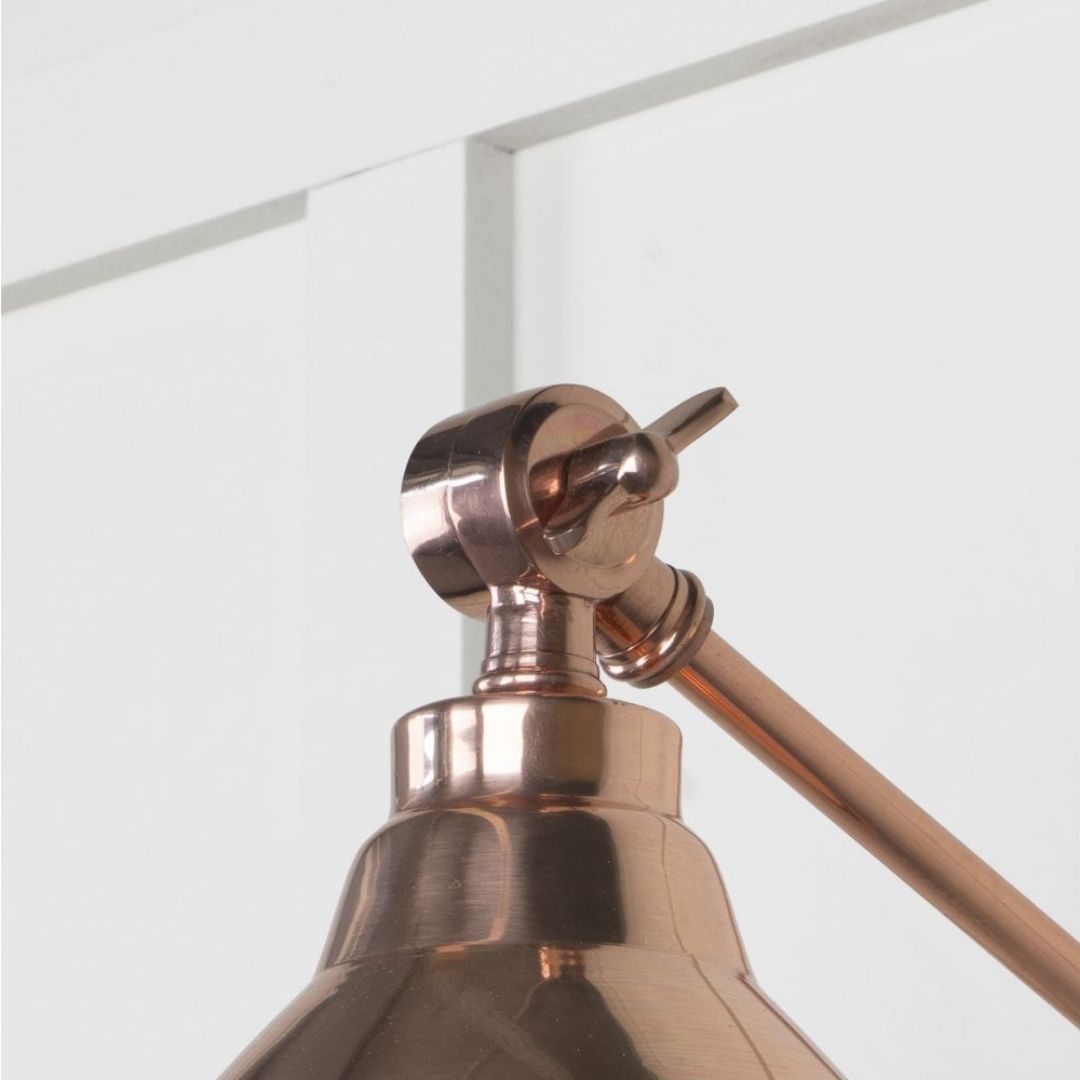 From the Anvil Hammered Copper Brindley Wall Light