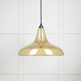 From the Anvil Smooth Brass Frankley Pendant Ceiling Light