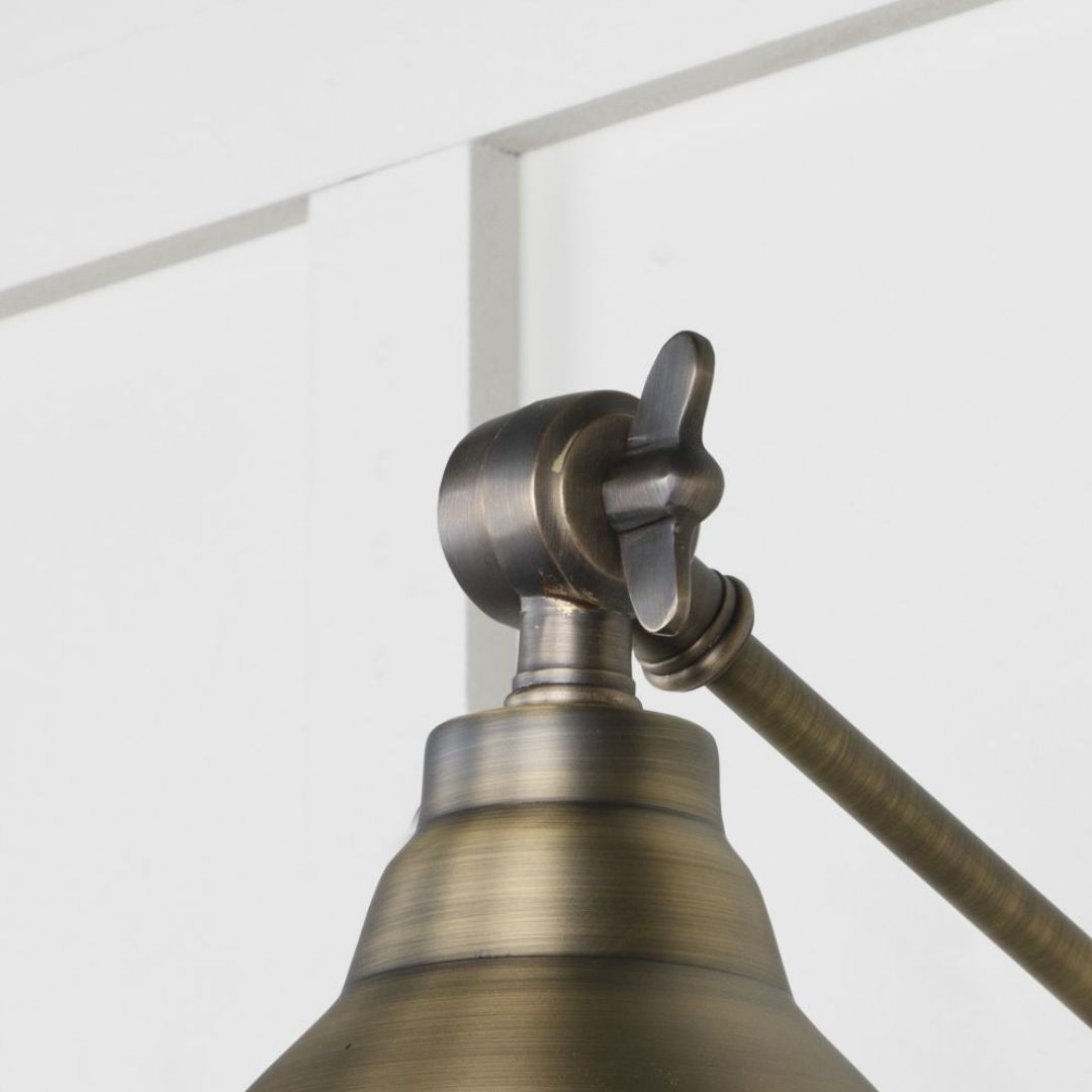 From the Anvil Aged Brass Brindley Wall Light